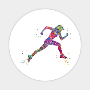 Female runner Magnet